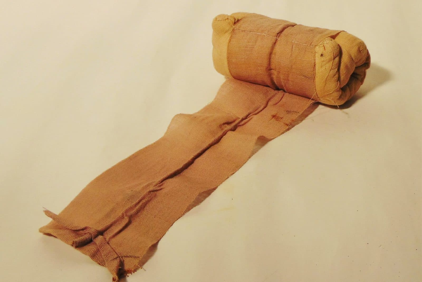 Sterile gauze prepared for a wound dressing.